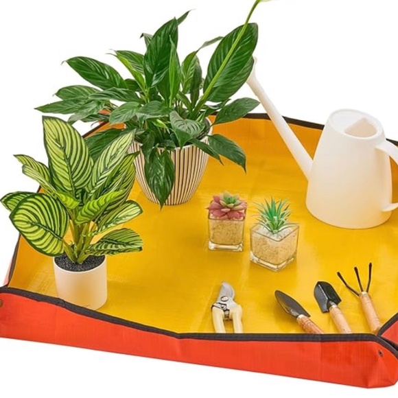 NEW Repotting Garden Mat Waterproof Transplanting Soil Indoor Potting Foldable - Picture 5 of 5
